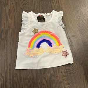 Baby Sara sparkling rainbow 24 month top